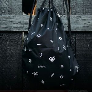 NIKE - *RARE* Cortez Draw-String Backpack - Black